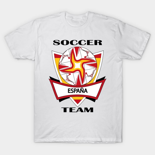 Spain Soccer Team T-Shirt by GilbertoMS